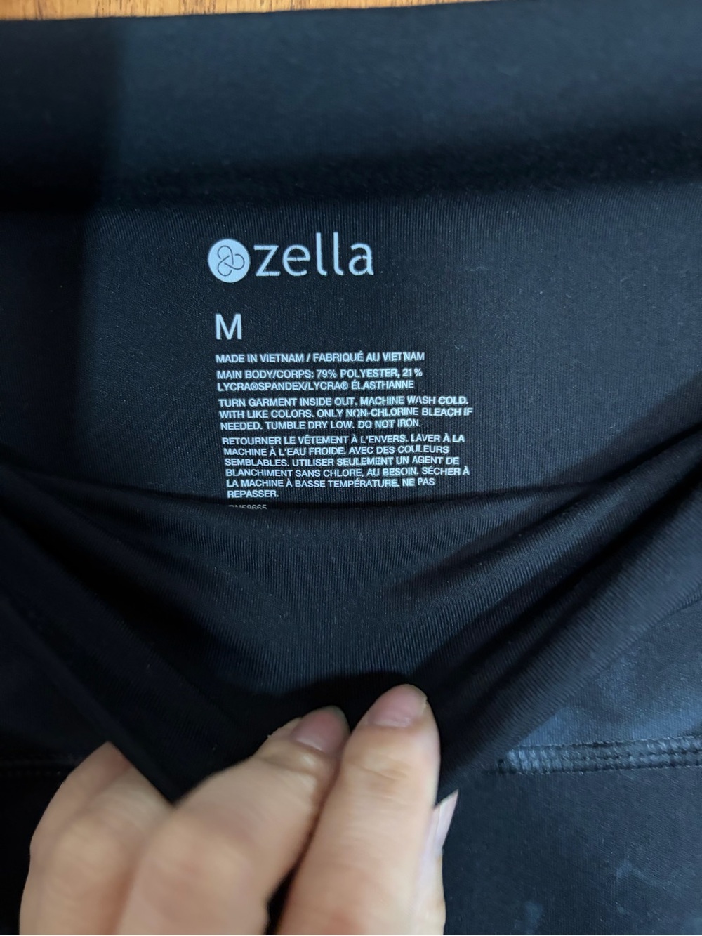 Zella Black Performance Leggings - Picture 2 of 2